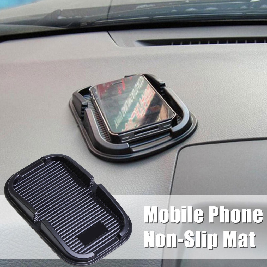 ภาพหน้าปกสินค้าแผ่นยางกันลื่น ติดแดชบอร์ดรถยนต์ วางโทรศัพท์มือถือ กันลื่น สําหรับ GPS MP3 Car DVR จากร้าน lazaft.th บน Shopee