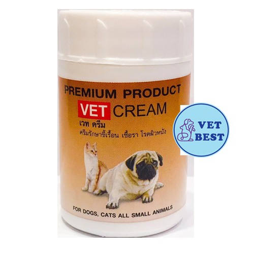 รูปภาพของVet Cream เวทครีม ฟื้นฟู บำรุงผิวสัตว์เลี้ยง (สุนัข-แมว-สัตว์เล็ก) 40gลองเช็คราคา