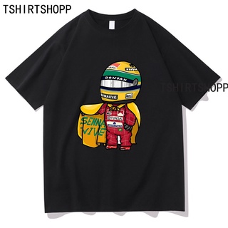 เสื้อยืด ผ้าฝ้าย พิมพ์ลายการ์ตูนอนิเมะ F1 Mini Drivers สไตล์ฮาราจูกุ แฟชั่นฤดูร้อน สําหรับผู้ชาย