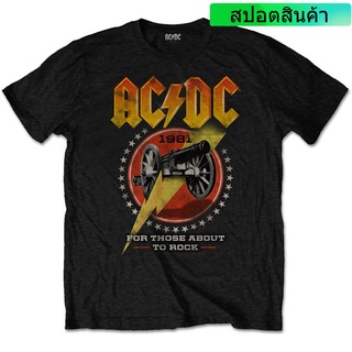 เสื้อยืด ลาย Ac/Dc สีดํา สําหรับผู้ชาย ลดราคา 81