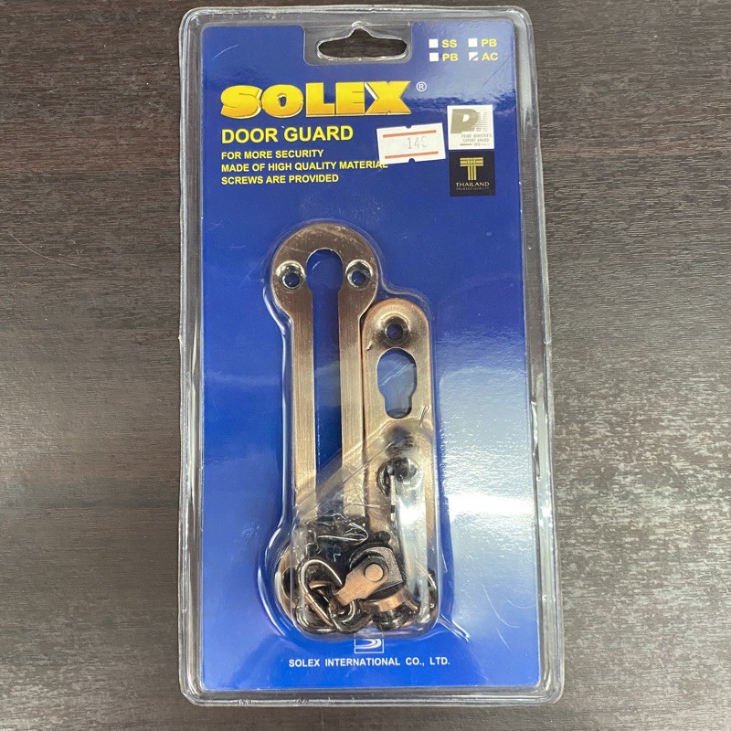 SOLEX กลอนโซ่ กลอน กลอนโซ่สแตนเลส กลอนโซ่สแตนเลสหัวกลม รุ่น 3413AC (สี ...