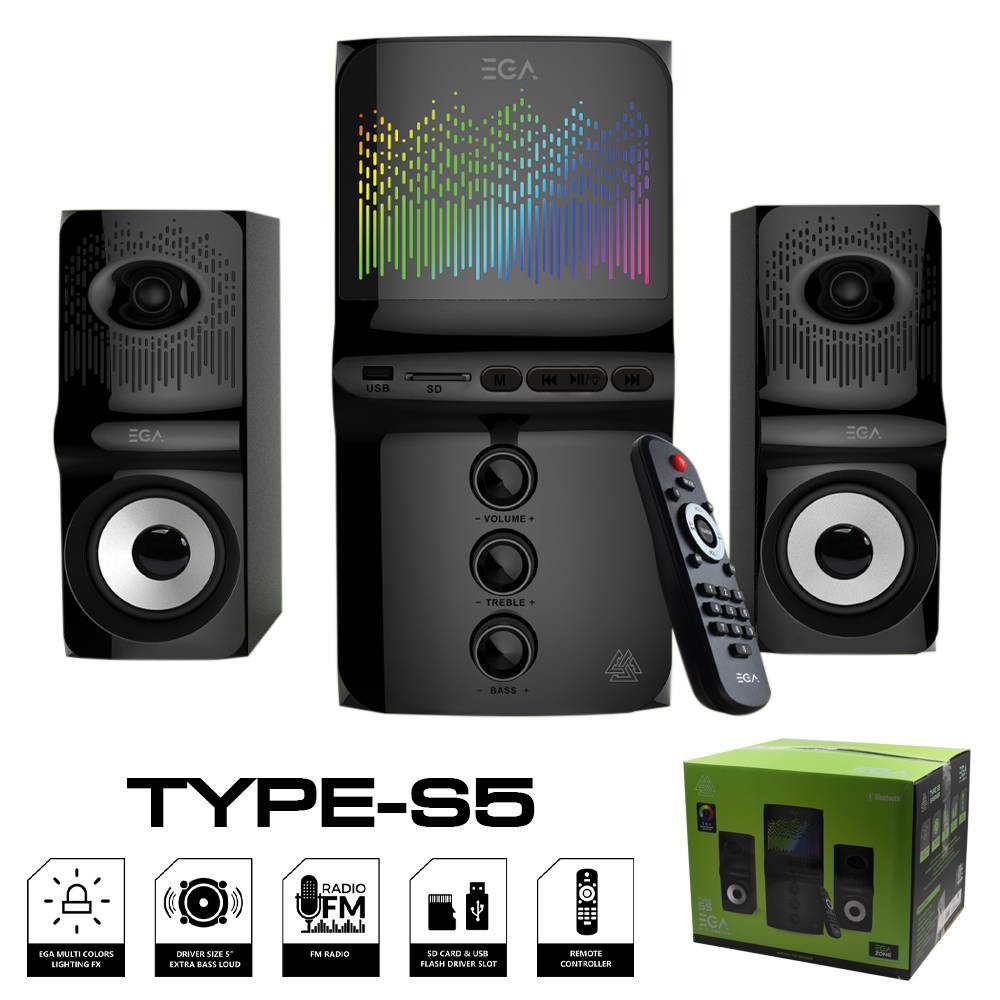 ลำโพงคอมพิวเตอร์ EGA TYPE S5 สินค้าใหม่ | Shopee Thailand