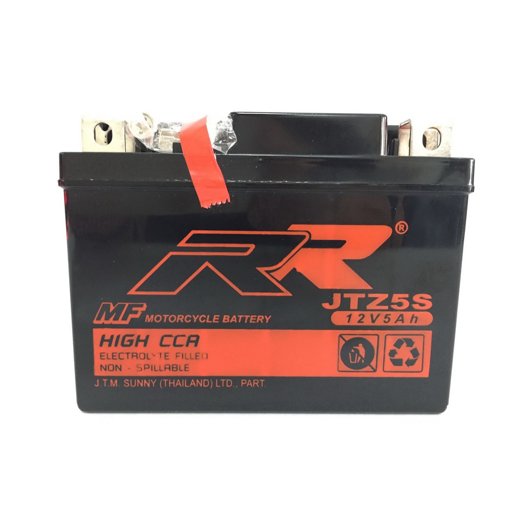 แบตเตอรี่มอเตอร์ไซค์-ฮอนด้า-เอ็ม-เอส-เอ็กซ์-honda-msx-ทุกรุ่น-ยี่ห้อ-rr-jtz5-12v-5ah