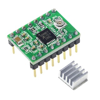 Reprap Stepper Driver A4988 สเต็ปเปอร์มอเตอร์ไดรเวอร์โมดูล พร้อมฮีทซิงค์