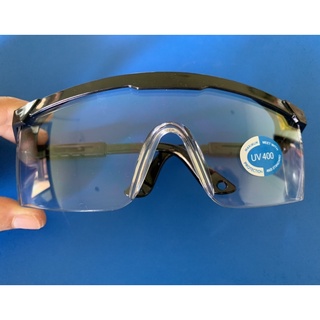 ภาพหน้าปกสินค้าแว่นตาตัดหญ้า แว่นตานิรภัย ป้องกัน UV 400 ป้องกันสะเก็ดและแสง ที่เกี่ยวข้อง