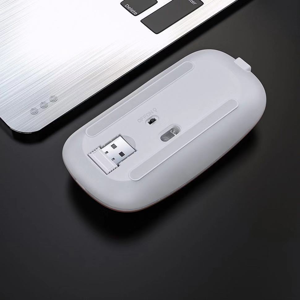 เมาส์ไร้สาย-wireless-mouse-มีแบตในตัว-ชาร์จแบตได้-2-4g-ฺbluetooth-ตัวรับสัญญาณ-usb-bluetooth