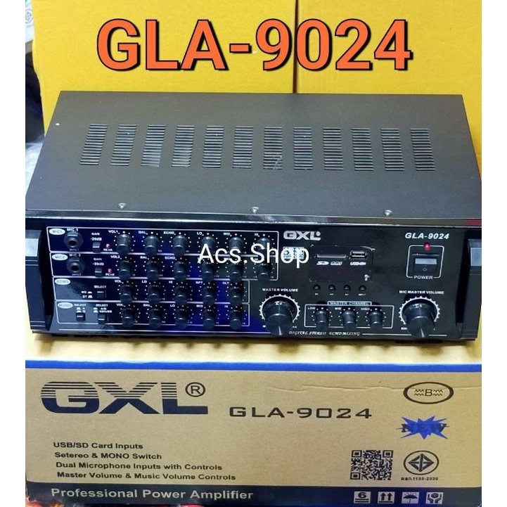 แอมป์บ้าน-แอมป์ขยาย-รุ่น-gla-9024-เพาเวอร์แอมป์100wx2