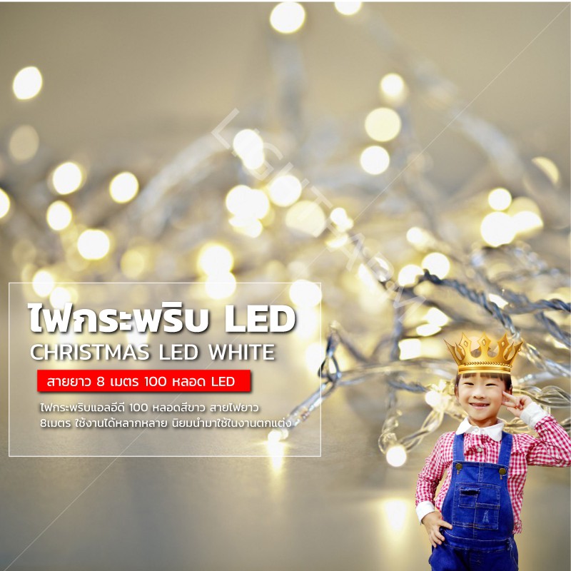 ไฟกระพริบ-ไม่กระพริบ-led-8-ม-100-หลอด-ledไฟประดับ-ไฟตกแต่ง-ไฟจัดงาน-ไฟตกแต่งร้านอาหาร