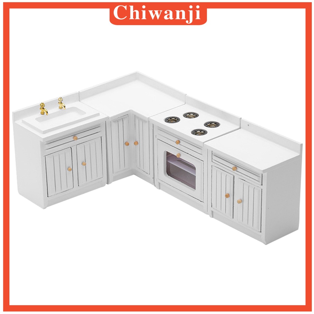 chiwanji-1-12-scale-โมเดลห้องครัวจําลองขนาดมินิสีขาวของเล่นสําหรับเด็ก