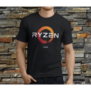[S-5XL]เสื้อยืดแขนสั้นลําลอง คอกลม ขนาดใหญ่ พิมพ์ลาย Amd Gaming Ryzen Cpu คุณภาพสูง สําหรับผู้ชาย