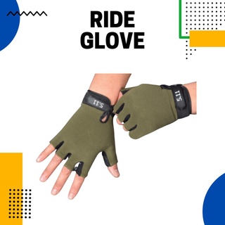 ถุงมือขับมอเตอร์ไซค์  ถุงมือขับรถมอเตอร์ไซค์ ถุงมือขับมอไซค์ ถุงมือครึ่งนิ้ว ถุงมือขับมอไซ ถุงมือทัชสกรีน ไม่อับ Glove