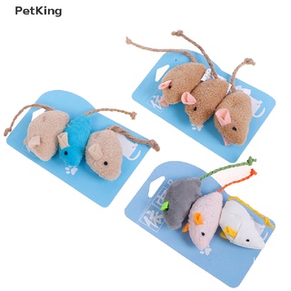 PetKing☀ Cat toy imitation Plush mouse 3 pack containing cat mint to amuse cat .