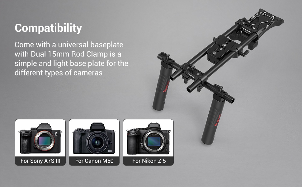 SmallRig ชุดเมาท์ไหล่ สำหรับกล้อง DSLR, Mirrorless และ Small Camera ...