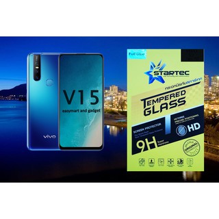 STARTEC ฟิล์มกระจกเต็มจอ Vivo V15 (หน้ากระจกเต็ม+หลังเคพร่าใส) Black สินค้าคุณภาพ รับประกันของแท้ 100%