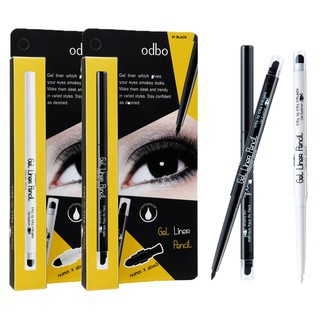 odbo Gel Liner Pencil 0.3g OD316 โอดีบีโอ เจลไลเนอร์ เพ็นซิล อายไลเนอร์ เนื้อเจล ดินสอเขียนขอบตา แบบออโต้ พร้อมกบเหลา