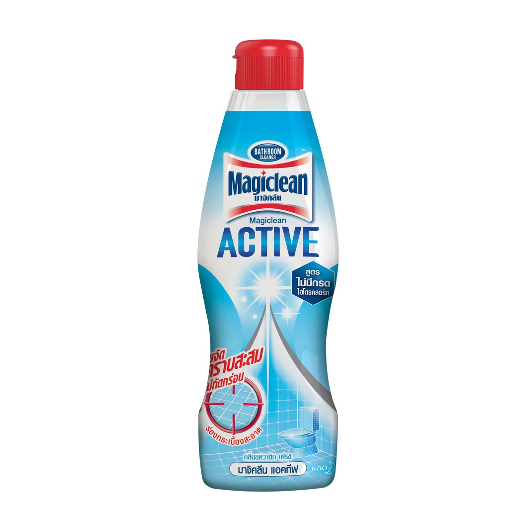 Magiclean มาจิคลีน แอคทีฟ ผลิตภัณฑ์ทำความสะอาดห้องน้ำ 750มล. (เลือก ...