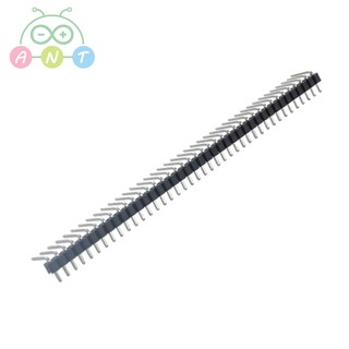 พร้อมส่ง-40 Pin 2.54 mm Pitch Single Row PCB Board Male 90 Degree Needle Connector Set
