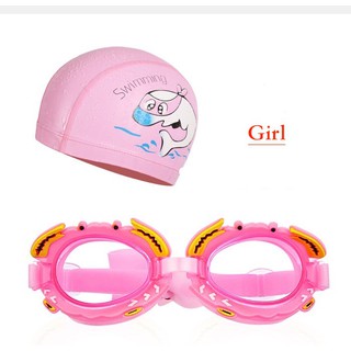 ภาพหน้าปกสินค้าชุดอุปกรณ์ แว่นว่ายน้ำ สำหรับเด็ก Swim Goggles Set for Kids มีหมวกว่ายน้ำ + แว่นว่ายน้ำ ครบชุด ที่เกี่ยวข้อง