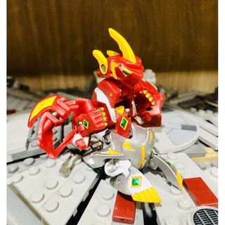 Bakugan "Titanium Dragonoid" Pyrus Red Mechtanium Surge (Custom Painted As Anime)