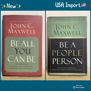 หนังสือ John C. Maxwell Be A People Person / หนังสือ Be All You Can Be
