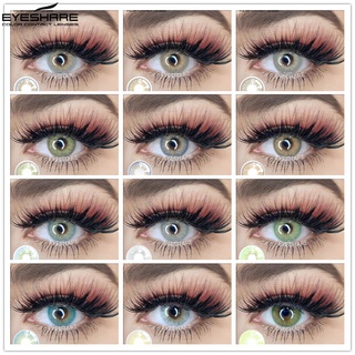 Eyeshare คอนแทคเลนส์ สีสันสดใส 12 สี สําหรับตกแต่งดวงตา 2 ชิ้น