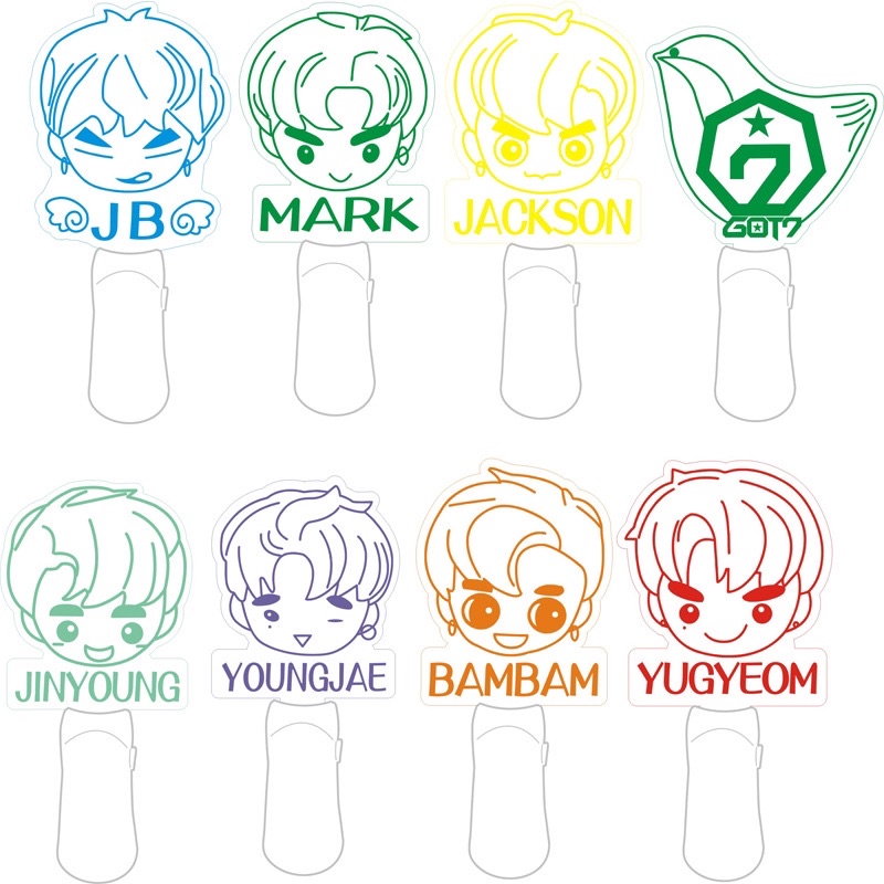 แท่งไฟลายน่ารัก-got7