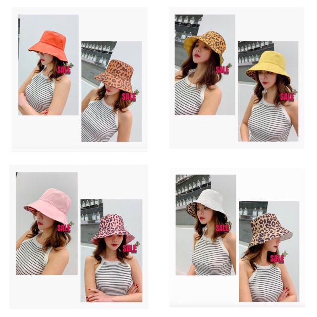 ภาพสินค้าแบบพลอยชวา กวาง ใส่ได้2ด้าน Bucket cap เสือดาว งานเกาหลี พร้อมส่ง หมวกบักเก็ตลายเสือ วินเทจ จากร้าน shopsale39 บน Shopee ภาพที่ 8