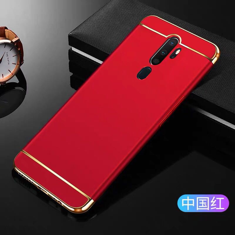 ส่งจากไทย-case-oppo-a5-2020-เคสออฟโบ้-oppo-a52020-เคสกันกระแทก-เคสประกบหัวท้าย-เคสประกบ-3-ชิ้น-แบบไม่หนา-สีเมทัลลิค
