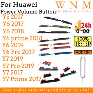 ภาพหน้าปกสินค้าปุ่มพาวเวอร์ และปุ่มกดด้านข้าง เปิดปิด ปรับระดับเสียง แบบเปลี่ยน สําหรับ Huawei Y5 Y6 Y7 Pro Y9 prime Pro 2017 2018 2019 ที่เกี่ยวข้อง