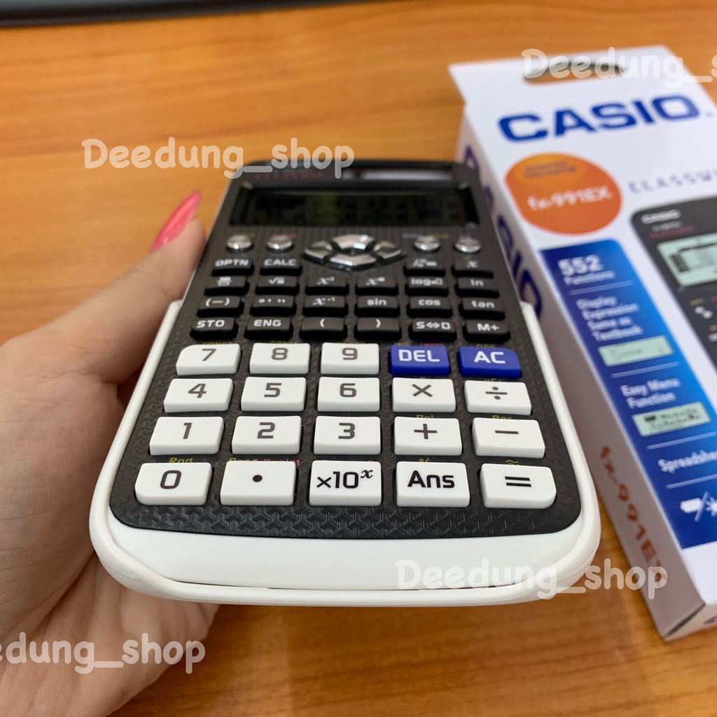 พร้อมส่ง-เครื่องคิดเลข-casio-รุ่น-fx-991ex-เครื่องคิดเลขวิทยาศาสตร์-ของแท้-ของใหม่-ประกันศูนย์