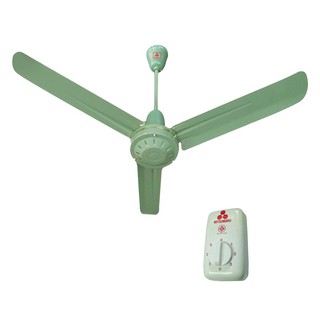 พัดลมติดเพดาน พัดลมติดเพดาน 56นิ้ว MITSUMARU สีเขียว พัดลม เครื่องใช้ไฟฟ้า CEILING FAN 56