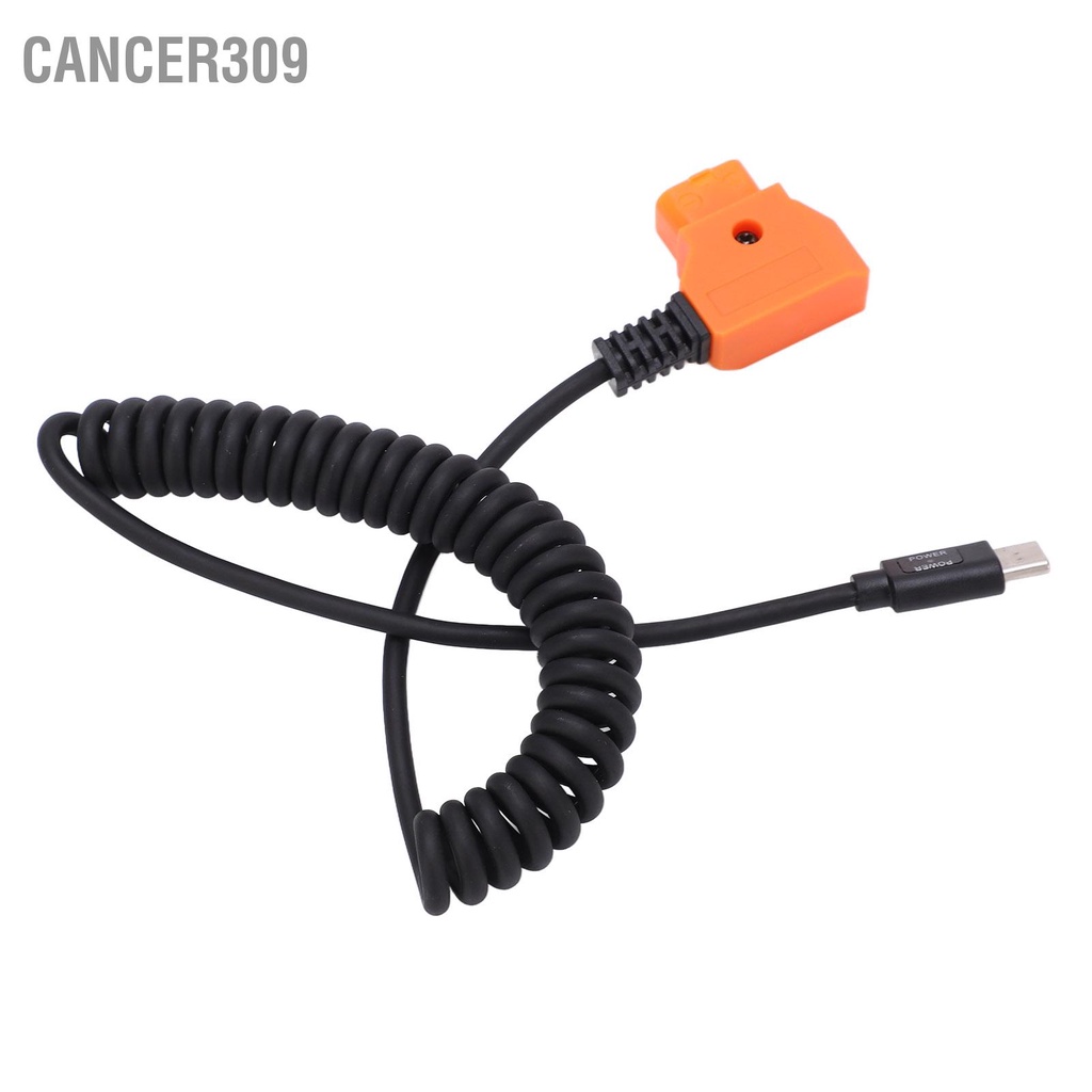 cancer309-สายไฟ-usb-c-แบบยืดหยุน-เป็น-d-tap-สำหรับโทรศัพท์มือถือ-แท็บเล็ต-อุปกรณ์เสริมกล้องดิจิทัล