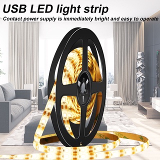 USB แถบไฟ LED 5V แถบไฟ LED เทปริบบิ้นไร้สาย LED Light โคมไฟไฟตู้เสื้อผ้า TV Backlight แสง SMD2835