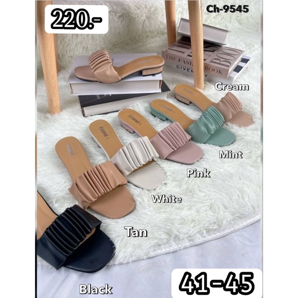 ภาพหน้าปกสินค้าsz.41-45 งานหน้าหนอนย่นส้น 1 นิ้ว จากร้าน jantimanannytoopundung บน Shopee