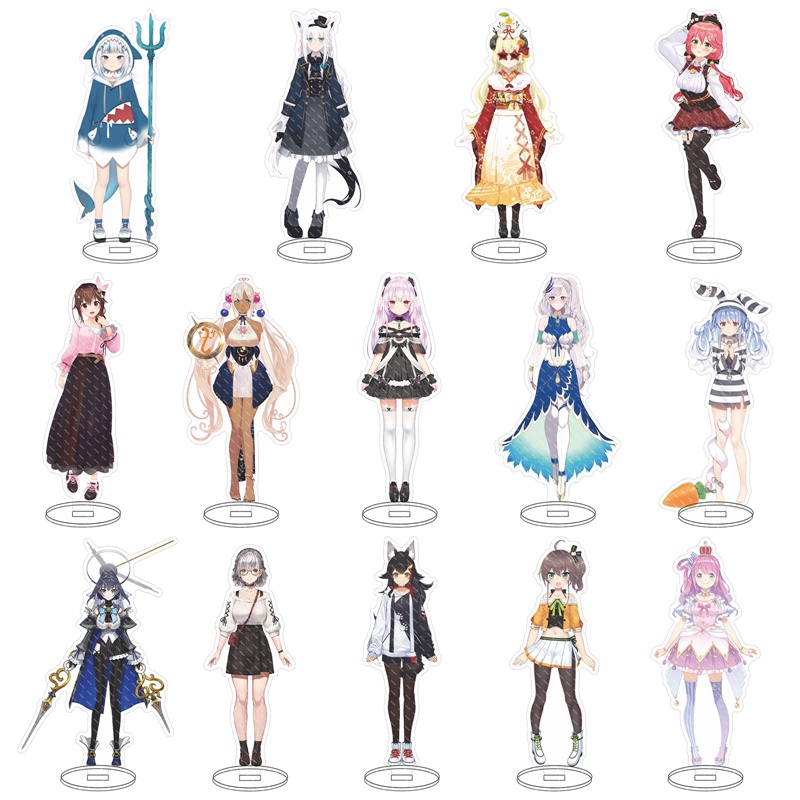 โมเดลฟิกเกอร์อะคริลิค-รูปดอกไม้-hololive-vtuber-usada-pekora-uruha-rushia-hosimati-suisei-inugami-korone
