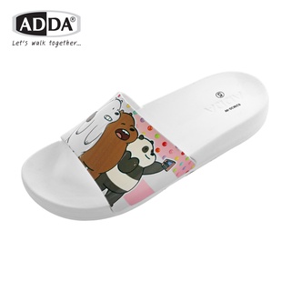 สินค้า Adda รองเท้าแตะ รองเท้าลำลอง แบบสวม รุ่น 82M30W1 ลาย We Bare Bears ไซส์ 4-6