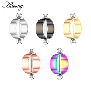 Alisouy 1 ชิ้น 14 กรัม บาร์เบล กลม จุกนม แหวนเจาะ บาร์ แหวน เซ็กซี่ สเตนเลส จุกนม โล่ ปกปิด พังก์ ผู้หญิง เครื่องประดับร่างกาย