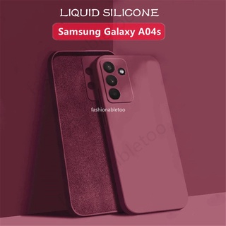 เคสโทรศัพท์มือถือ ซิลิโคนนิ่ม ป้องกันเลนส์กล้อง ป้องกันกระแทก แบบเรียบง่าย แฟชั่นคู่รัก สําหรับ Samsung Galaxy A04 s A04s A04 Core A04e A04core