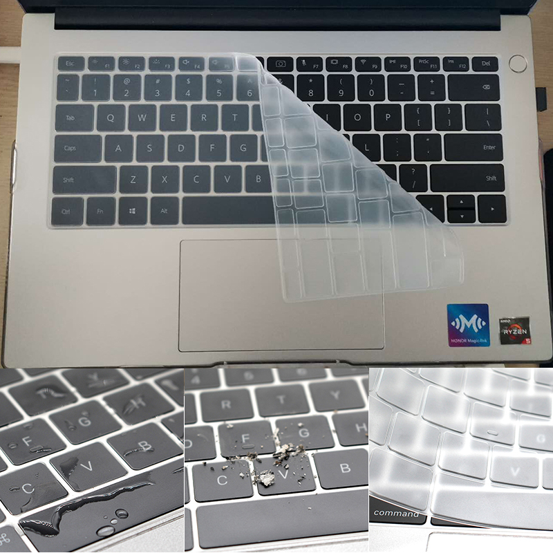 ภาพหน้าปกสินค้าKeyboard protector for Huawei MateBook 13 14 D 14 15 D14 D15 X Pro 13.9 inch MagicBook 14 15 ตัวป้องกันแป้นพิมพ์ซิลิโคน จากร้าน reykaye.th บน Shopee