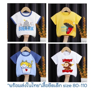 เสื้อผ้าเด็ก เสื้อยืด น่ารัก พร้อมส่ง size 80-110