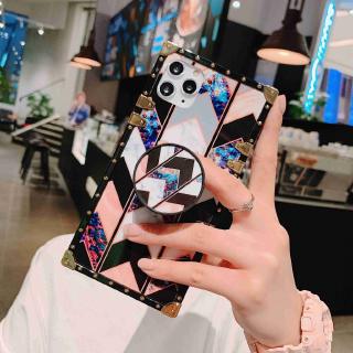 Casing Galaxy Samsung Note 10 9 8 7 Pro S10 S9 S8 Note10 Note9 Plus Acrylic Fashion Individual Metal Holder Phone Case