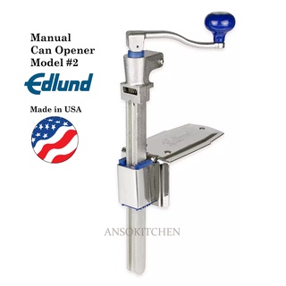 เครื่องเปิดกระป๋อง Edlund Can Opener Model #2 รองรับการเปิดกระป๋องขนาดใหญ่ พร้อมแท่นยึดกับโต๊ะ Made in USA (Eldund No.2)