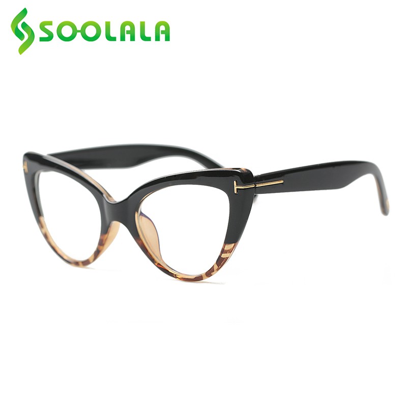 ราคาและรีวิวSoolala 2020 ใหม่แว่นตาอ่านหนังสือทรงตาแมวป้องกันแสงสีฟ้าผู้หญิงแว่นตาแบบเต็มกรอบแว่นตาอ่านหนังสือสายตายาว +0.5 ถึง +4.0