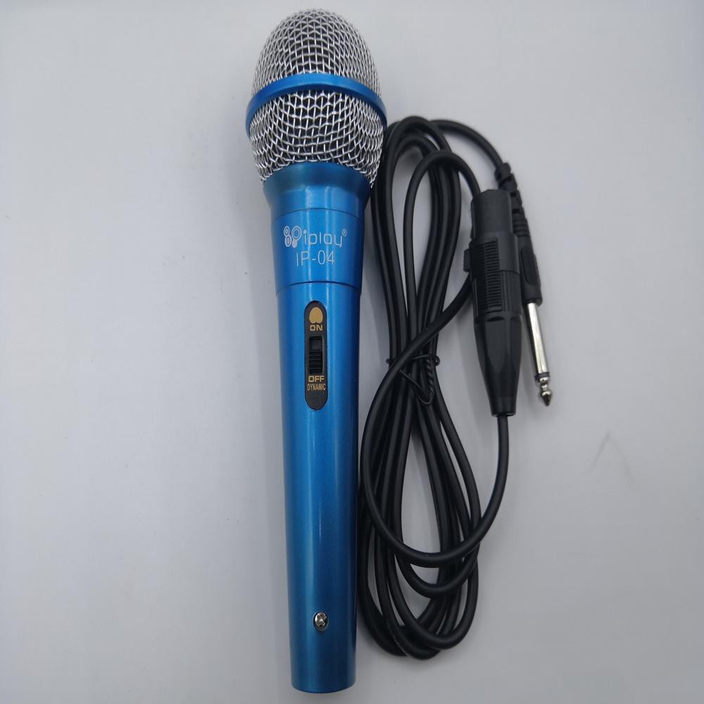 ไมค์โครโฟน-พร้อมสาย-professional-dynamic-microphone-iplay-รุ่น-ip-04-สายยาว2-เมตร-มีสวิทปิด-เปิดในตัว-ให้เสียงสมจริง