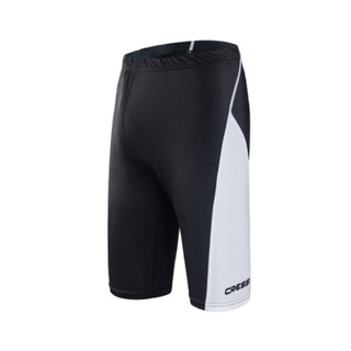 CRESSI MAN SHORT PANT BLACK/WHITE STRAP กางเกงขาสั้นดำน้ำ ผู้ชาย