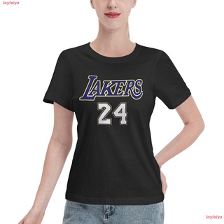 loylaiya Kobe Bryant โคบี ไบรอันต์ Lakers 24 T Shirt Women เสื้อผ้าผู้ญิง Tshirt เสื้อยืดผูหญิง คอกลม เสื้อคอกลม บาสเกตบ