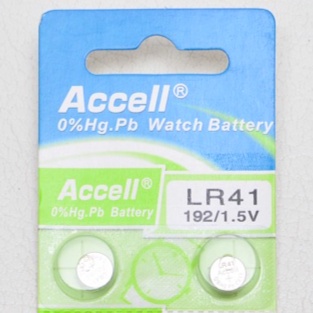 ถ่านกระดุม Accell รุ่น LR41 LR44 LR1130 1.5 V (แบ่งขายเป็นชิ้น 1ชิ้น/2 ...