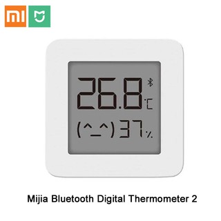 ภาพหน้าปกสินค้าXiaomi เครื่องวัดอุณหภูมิความชื้นหน้าจอ LCD ดิจิตอลบลูทูธไร้สาย 2 ที่เกี่ยวข้อง