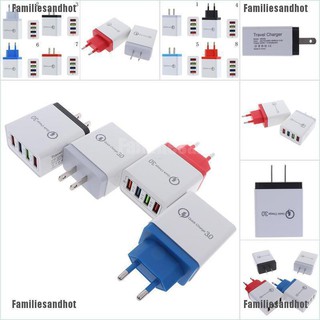 อะแดปเตอร์ชาร์จ 3a ชาร์จเร็ว 3.0 usb 4