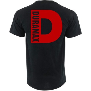 [S-5XL]100%cotton เสื้อยืดคอวีผู้ชาย Duramax Red Big Design T-Shirt Unisex Color Black &amp; White Tee S-3XL men เสื้อ ยืด ผ